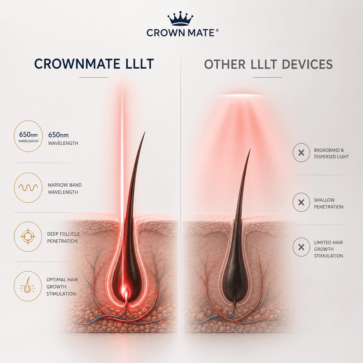 Crownmate RedLight Helmet™ — image 4